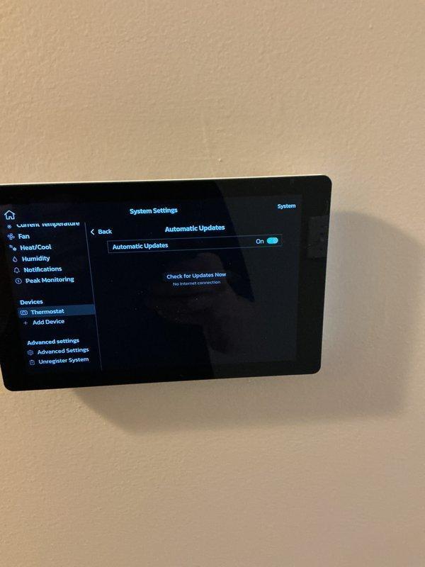 Completed first visit of planned duo maintenance on HVAC system. Installed two 16x25x5 filters as part of the three-month maintenance schedule and verified thermostat operation, including system settings menu functionality and automatic update configuration.
