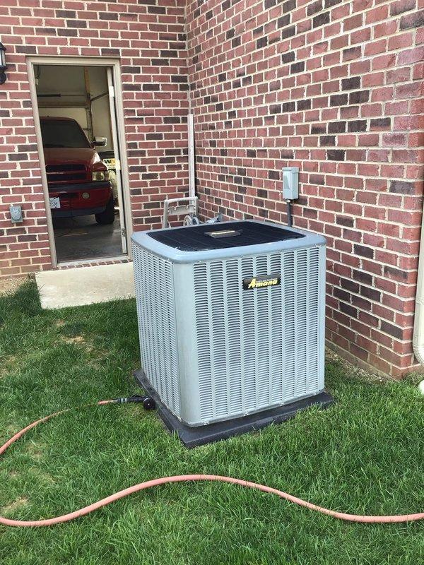 Completed first annual Gold Level planned maintenance visit on 3-year-old single HVAC system. Performed comprehensive inspection of Amana furnace unit in basement and outdoor air conditioning unit, verified all components operating within manufacturer specifications, checked refrigerant levels, cleaned condensate drain lines, inspected ductwork and electrical connections, and documented system condition with photographs for service records.