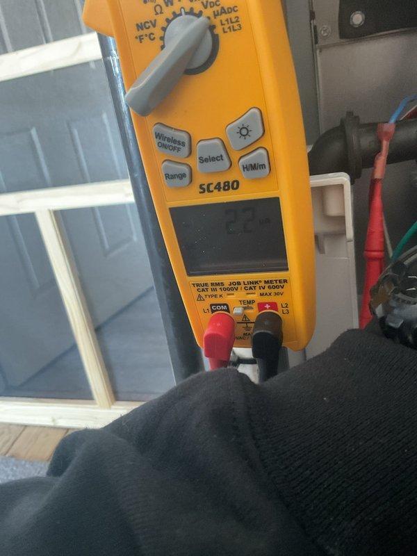 Completed second annual Platinum Level maintenance visit on 4-year-old HVAC system with 16x20x5 filter. Performed comprehensive electrical testing using Fieldpiece SC480 clamp meter, confirming proper frequency readings of 52.4 Hz. System is functioning within specifications and renewal is recommended.