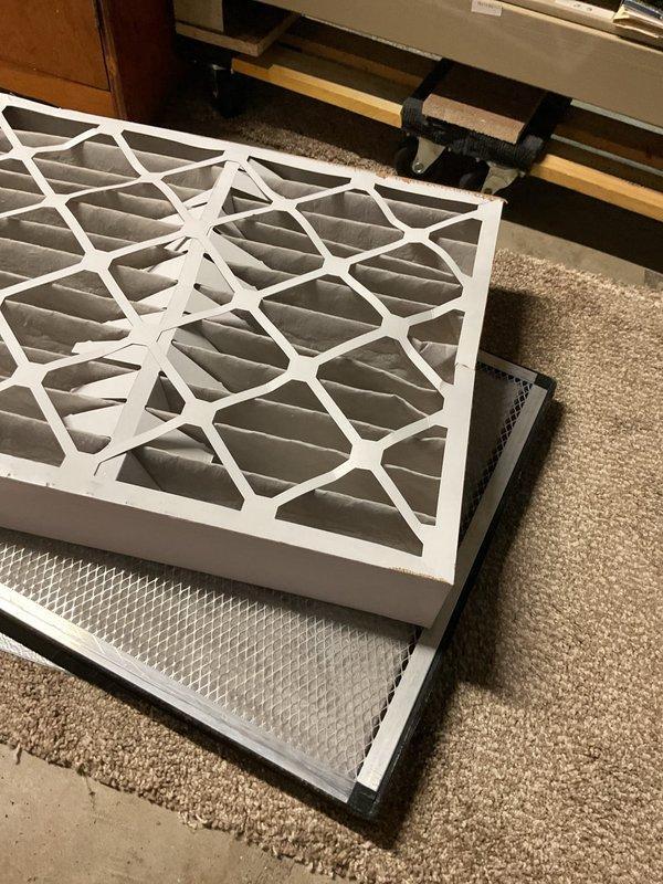 Completed Platinum Level maintenance on 7-year-old HVAC system including replacement of 20x25x2 filters and inspection of polarized media. Performed electrical diagnostics with multimeter, measuring microamp current draw (2.1 μA) to verify proper system operation. All components functioning correctly during this first annual maintenance visit.