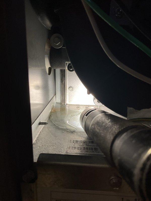 Completed annual platinum maintenance on 3-year-old HVAC system. Investigated customer-reported intermittent rumbling noise in ductwork during system operation. Inspected internal components, wiring connections, and mounting hardware. Replaced 16x25x5 filter as part of scheduled maintenance. System functioning properly; recommended continued annual service.