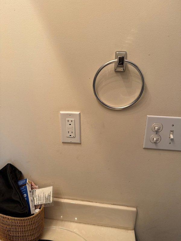 Shelbyville, KY - Responded to service call for flickering lights in bedroom and GFCI outlet requiring frequent resetting in master bathroom. Inspected electrical circuits, tested GFCI outlet functionality, and evaluated bedroom lighting circuit for loose connections or potential load issues. Documented existing conditions and provided recommendations for resolving intermittent power interruptions.