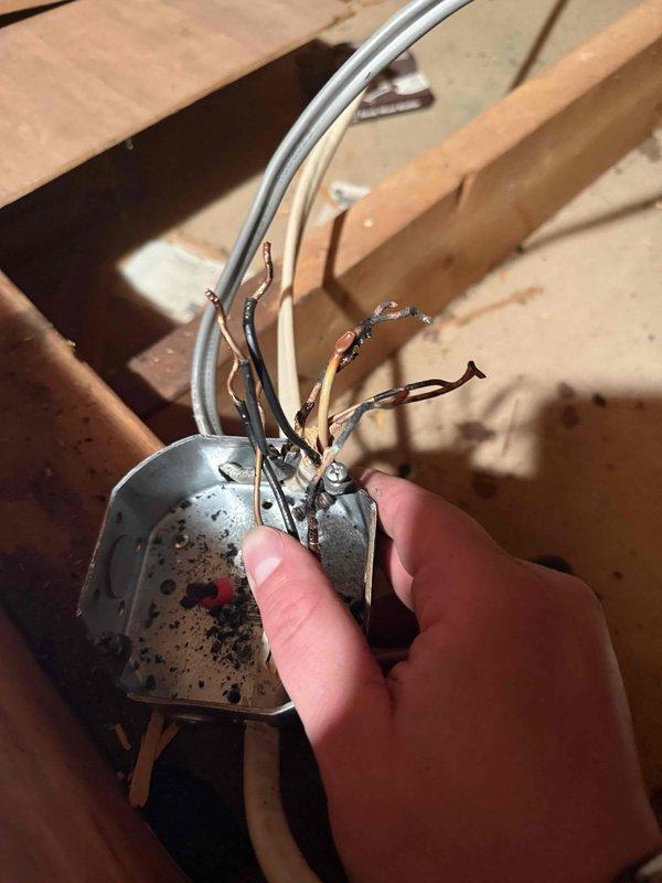 Responded to a no-power issue affecting an electrical circuit running to a detached shed. Upon inspection, located a faulty junction box with compromised wiring connections in the overhead space between the main structure and shed. Replaced the damaged junction box, re-terminated all wire connections to code, and restored full power to the shed circuit.