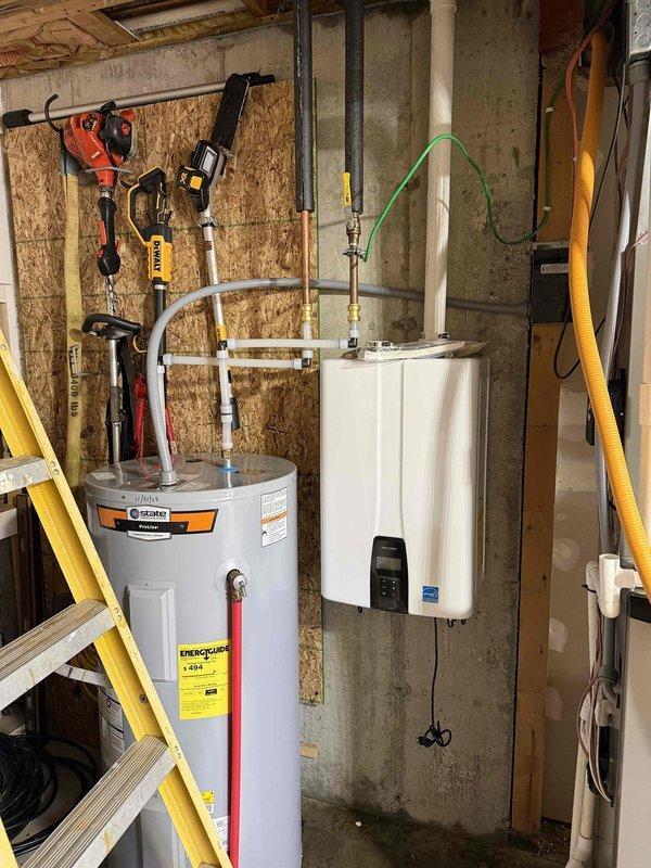 Santa Claus, IN - Successfully installed a new tankless water heater (model 210A), ignited and verified proper furnace operation, and inspected the requested line set fitting (1/2 to 1 inch). All connections were properly secured and tested for leaks, ensuring optimal system performance.