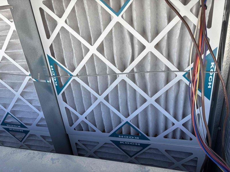Louisville, KY - Completed follow-up filter delivery as requested from previous service call. Delivered and installed four 20x20x2 pleated air filters to the HVAC system, with site access coordinated for after 3 pm availability.