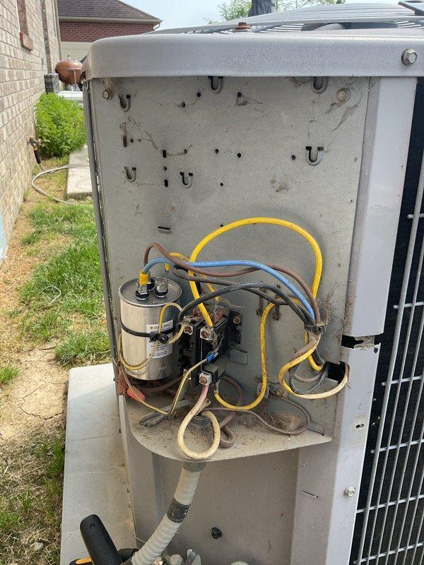 Completed comprehensive AC tune-up on 16-year-old residential air conditioning system. Performed standard preventive maintenance protocol including inspection of outdoor condenser unit, capacitor testing, electrical connection verification, and system performance evaluation. Unit currently operating within normal parameters with no deficiencies noted at time of service.